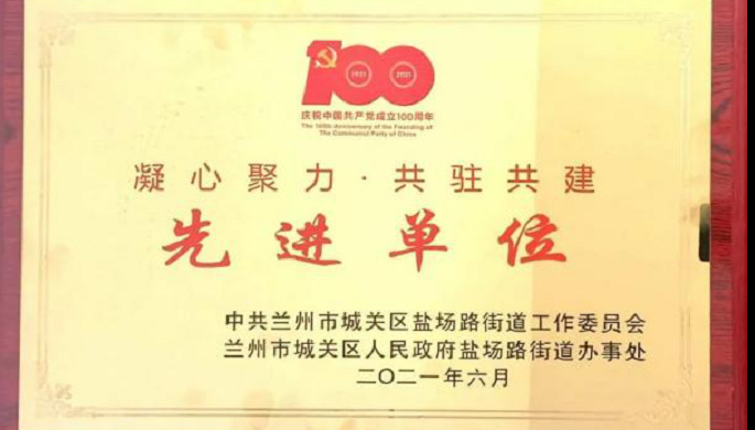 妄想设计院第一党支部荣获“凝心聚力·共驻共建”先进单位声誉称呼