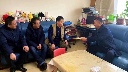 慰问送真情  关爱暖人心<br/>——甘肃WM视讯集团开展春节慰问运动