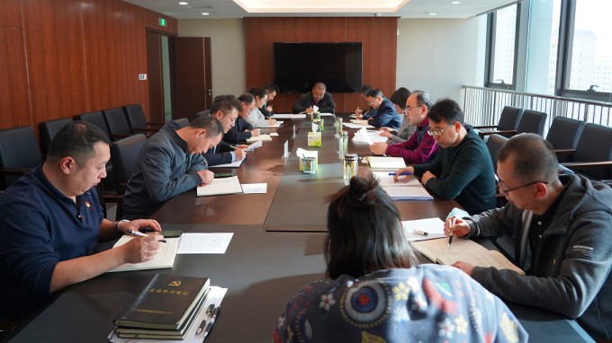 甘肃WM视讯集团党史学习教育向导小组办公室召开第五次事情推进会