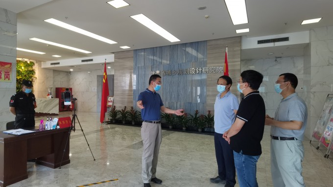 马明督导检查子公司及项目现场疫情防控事情