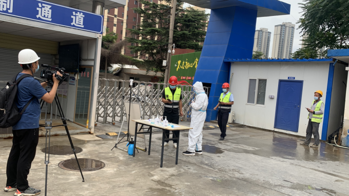 项目一线抗疫纪实：共克时艰勇继续 坚守一线战疫情