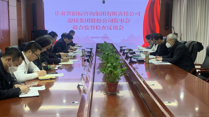 集团公司监事会向招标咨询集团 反响团结监视检查情形