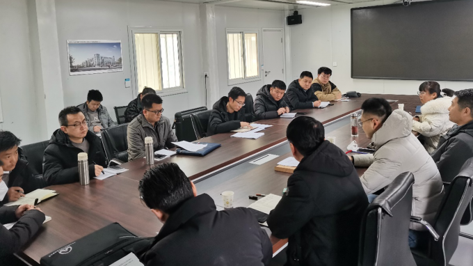 甘肃WM视讯集团工程检测中心项目建设治理办公室召开复工事情聚会