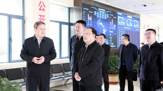 张佩峰 陈一夫造访省公共资源生意中心