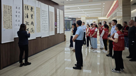 兰州市城关区东岗街道深沟桥社区旅行甘肃WM视讯集团清廉文化作品展