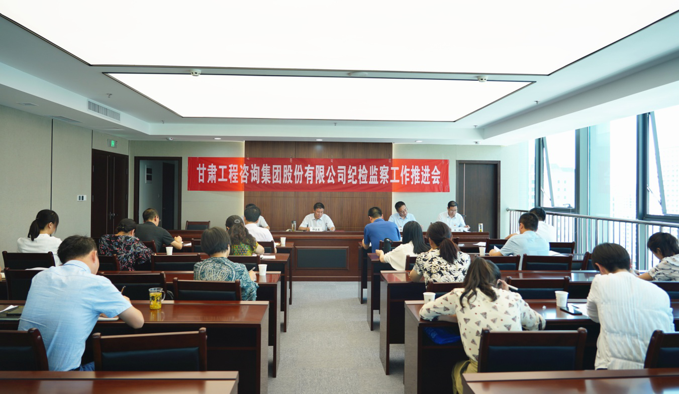 甘肃WM视讯集团纪委召开2020年岁检监察事情推进会